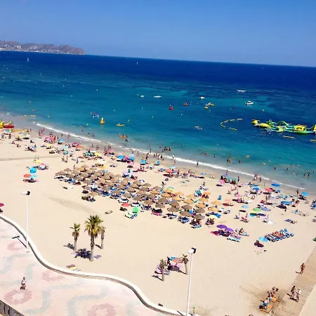 شقة One Bedroom Appartement At Calp 20 M Away From The Beach With Sea View Enclosed Garden And Wifi